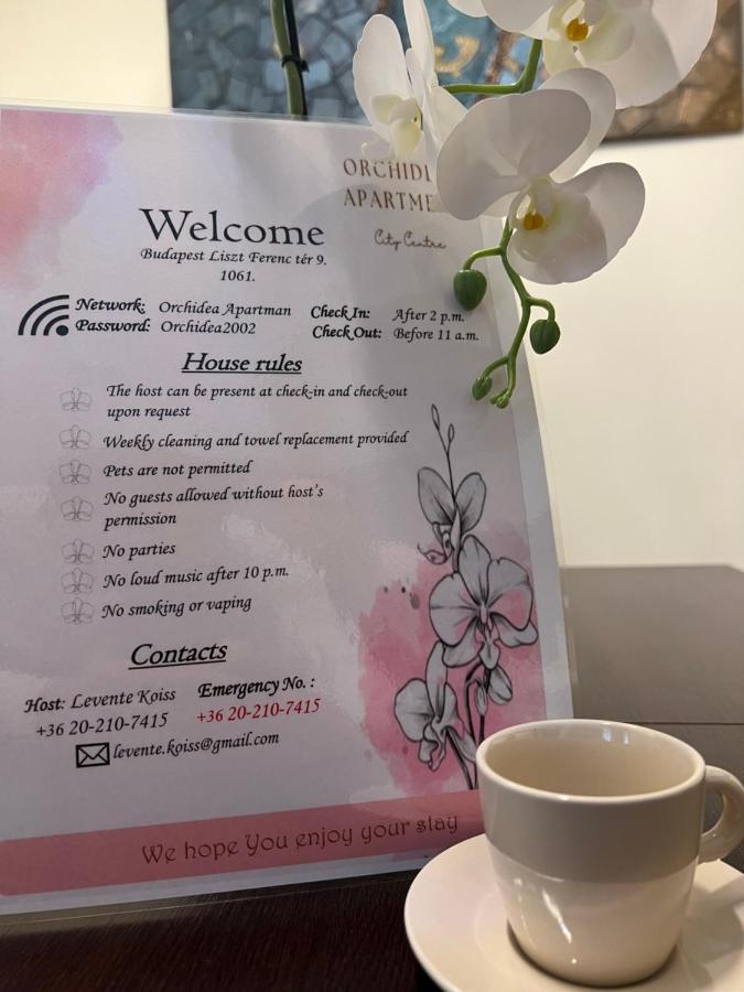 Orchidea Apartment City Centre Budapeszt Zewnętrze zdjęcie